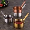 Pot Butter Pan Sauce Warmer Mini Steel Stainless Heating Handle Soup Melting Pans Stove Boiler