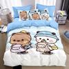 2/3pcs bubu duvet cover and pillowcase, cartoon bedding set 2/3pcs, cute home bedroom decoration, gift for boys and girls