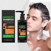 Men Charcoal Oil Removal Shampoo Charcoal Anti-Dandruff Refreshing Non-Greasy Hair