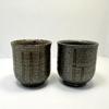 Tokoname Ware Teacup Pair Yunomi Kaiyunagashi Made In Japan