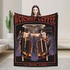 Trust in God Knitted Blanket Flannel Horror Halloween Cthulhu Lovecraft Occult Thin Throw Blanket for Home Couch Bedroom Quilt