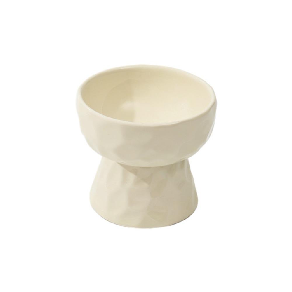 Керамическая миска для кошек Креативная многофункциональная миска для кормления собак Наклонный/плоский край Защита от опрокидывания Кормушка для питья для домашних животных Котёнок Щенок