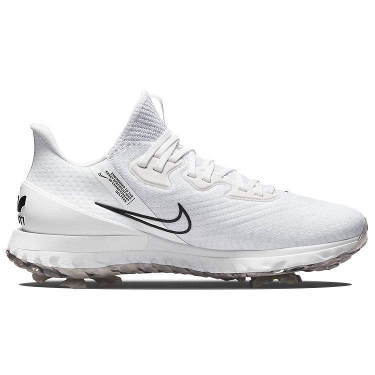 Nike Air Zoom Infinity Tour Golf Wide белые черные мужские кроссовки платинового оттенка Volt CT0541-133