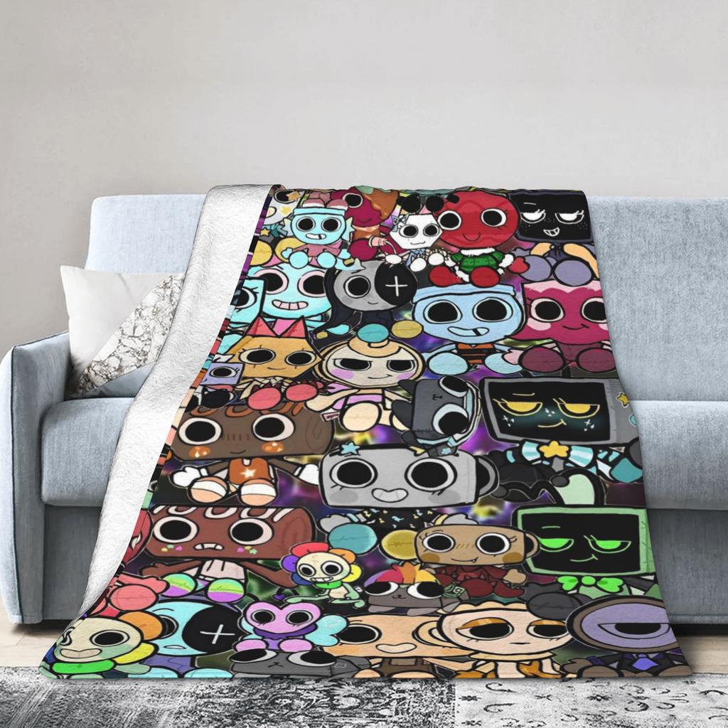 Мир денди Vee Shelly Goob Gigi Вязаные одеяла Флис Мультфильм Супермягкие пледы для кровати Дивана Покрывало