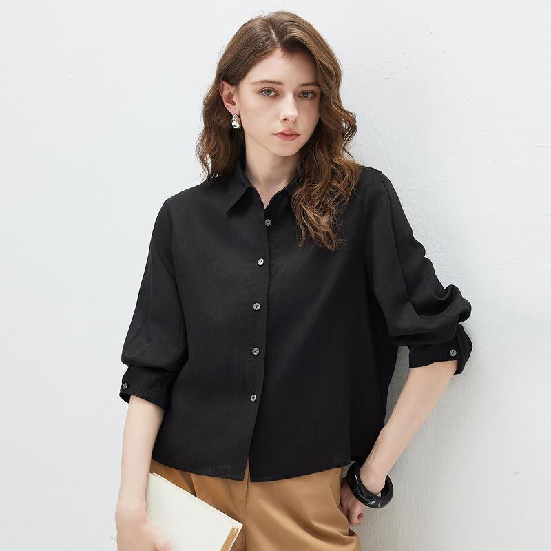 Женская рубашка Kemengboka 2026 S/S с длинным рукавом из лиоцелла тенсел