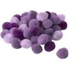 Pompoms 15 Mm Purple Gradient X 45