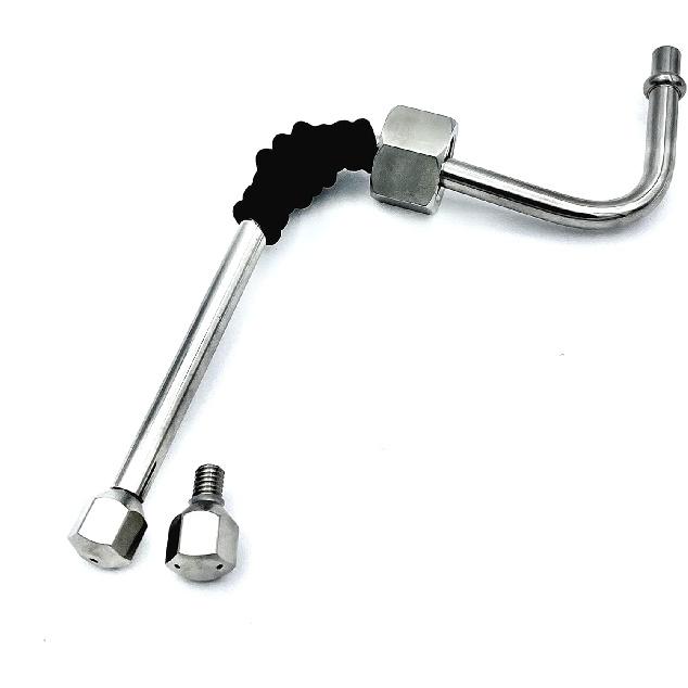 MacMaxe Stainless Steel Steam Wand for Rancilio Silvia (V1/V2) Espresso Machine with Single and Triple Hole Tip Nozzle