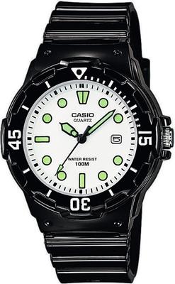 Casio Аналоговые часы для детей, дешевые Casio, глянцевые черные x белые, зарубежная модель LRW-200H-7E1V женские [Товар]
