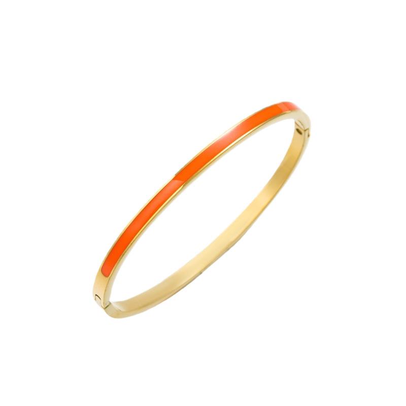 Women's K Color Buckle Oil Dripping Bracelet Bracelet High-end Hand Jewelry