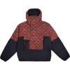 Color Block Pattern Printed Hoodie Men Hoodies Black CK3106-010