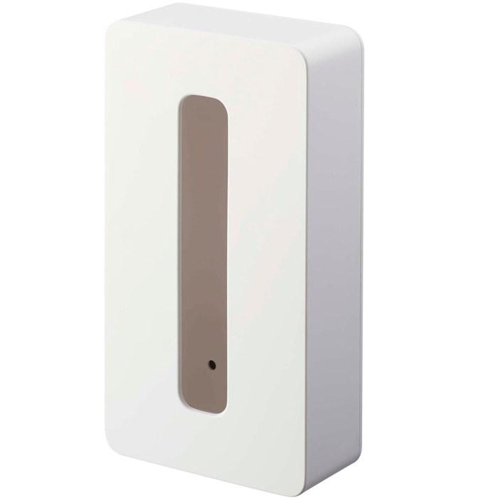 Yamazaki Magnetic Compact Tissue Case White (Fits approx. W10.5 x D4.5 x H20.5cm Soft Pack Tissues) Tower Series, Soft Pack Tissue Only,