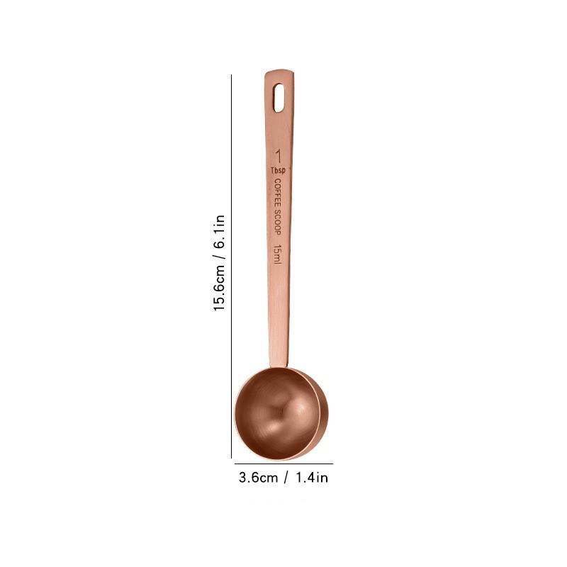 Kitchen Measuring Spoon Stainless Steel Coffee Scoop 15ml 30ml Tablespoon Milk Powder Spice Measure Spoon Metal Measuring Tools
