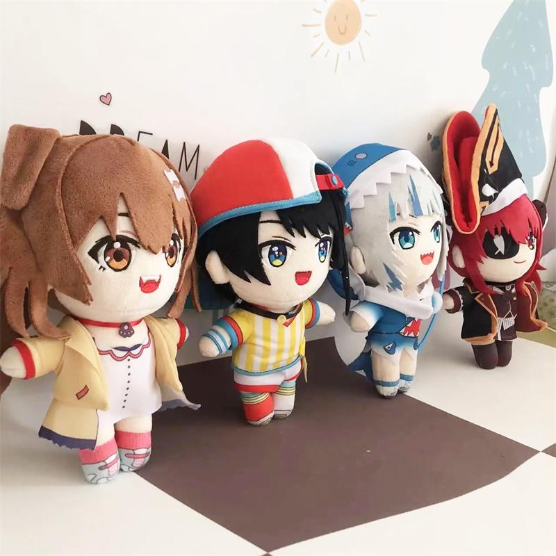 Virtual YouTuber Hololive Plush Doll Toy Inugami Korone Houshou Marine Oozora Subaru Gawr Gura Stuffed Figure Plushies Gift