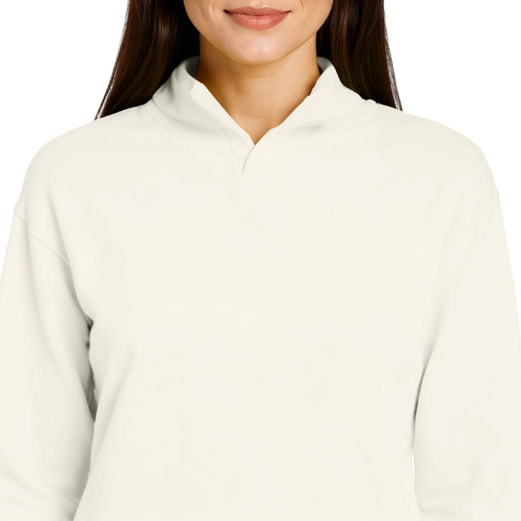 Пуловер с воротником-стойкой, с длинным рукавом, топ, свитшот, унисекс