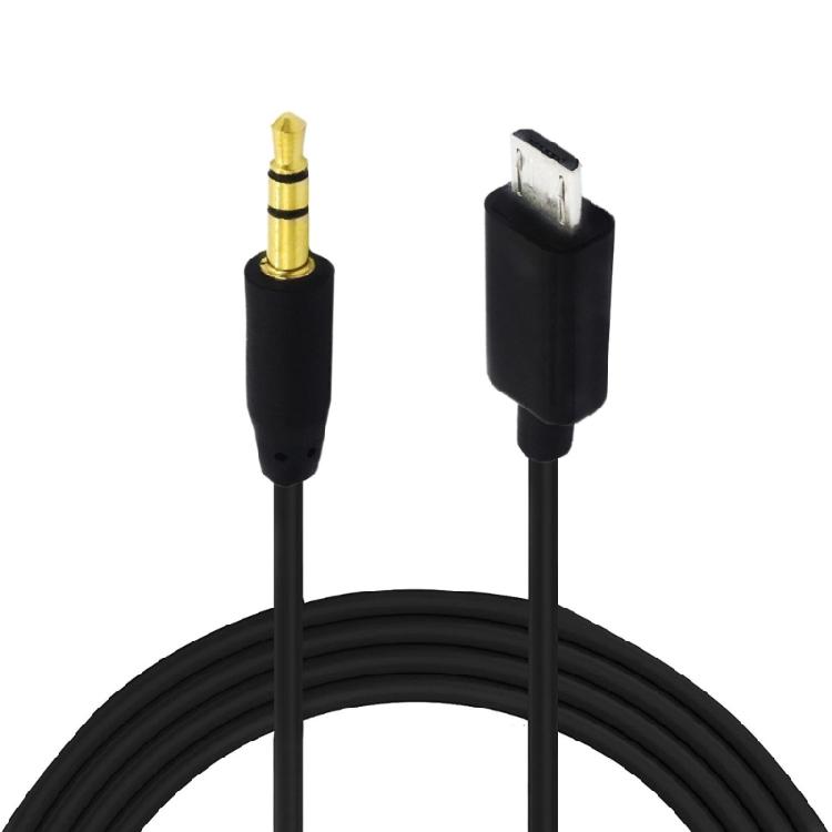 Premium Micros USB to 3.5mm Audios Car Auxs Cable Male to Male for NOTE2 N7100 NOTE3 N9000 Enhances Sound Quality in Car