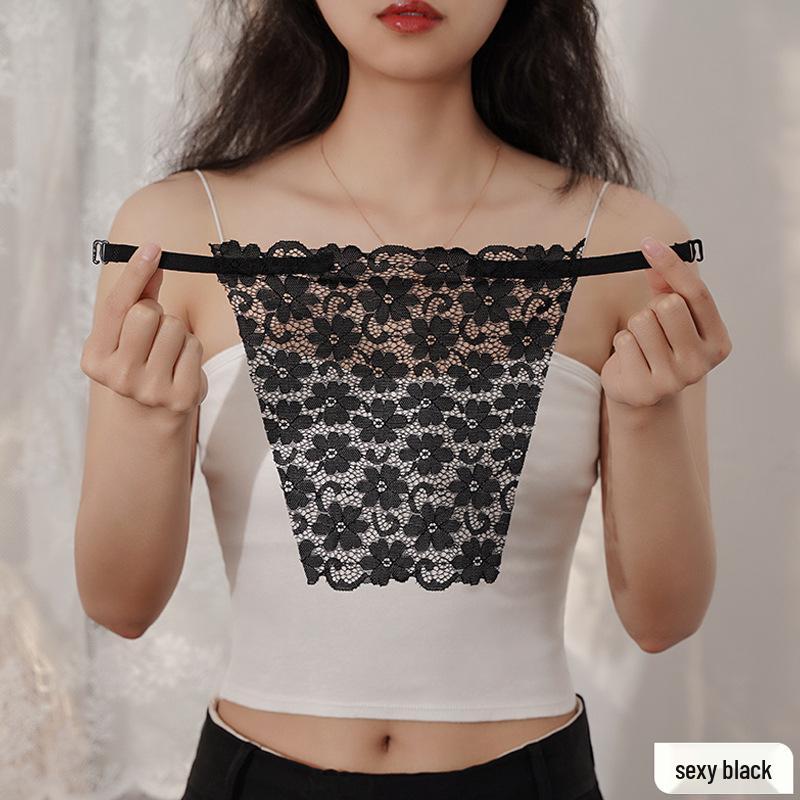 Универсальный кружевной чехол на грудь без бретелек - Однослойный и двухслойный, Защита от просвечивания, Защита от легкой утечки