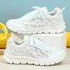 Fashion Women Casual Sneakers 2025 Fashion Comfortable Sports Shoes Women Lace-up Mesh Breathable Women Outdoor Soft Soles Running Shoes