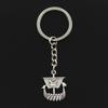 Fashion 30mm Key Ring Metal Key Chain Keychain Jewelry Antique   Plated Viking Ship Boat 26x21mm Pendant