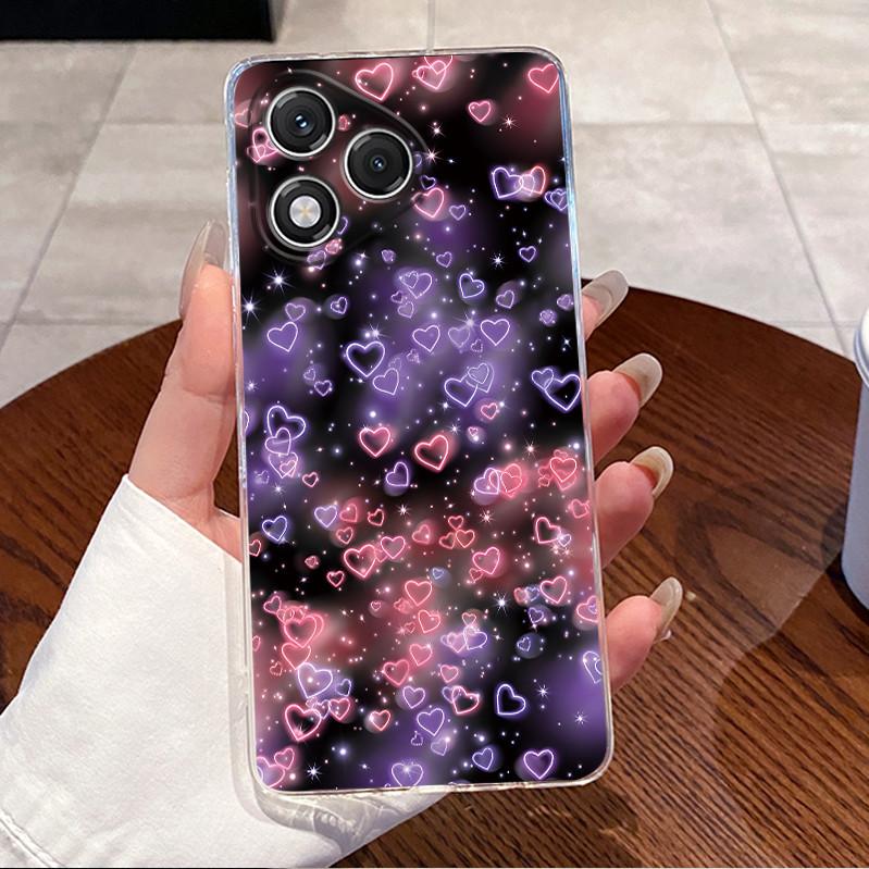 Чехол для Honor 400 Lite 5G ABR-NX1 Прозрачный Роскошный Милый Заяц Любовь Забавный Крутой Мягкий Силикон ТПУ Задняя Крышка Honor 400Lite