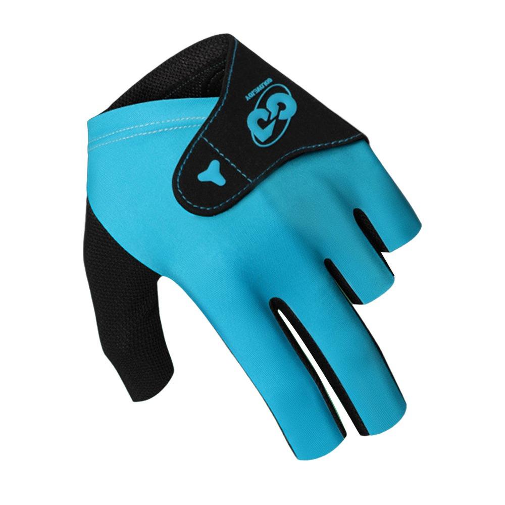 Бильярдная перчатка для левой руки, нескользящая, для тренировок по бильярду, перчатка с полупальцами, фитнес-аксессуары