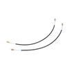 2Pcs Cello Tail Rope Tailcord Nylon Instrument Accessory Replacement Set Kit Black