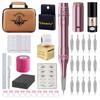 All-in-One Wireless Tattoo Machine Set: Eyebrow Microblading, Eyeliner, Lip Tattoo with Bayonet Needles