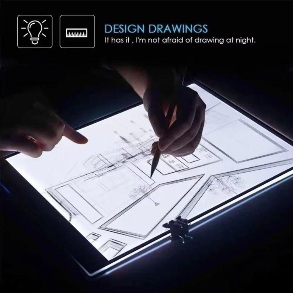 A4 LED Drawing Board 3 Level Animation Drawing Pad Practical Drawing Light Pad Drawing Tracing