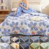 NEW Summer Washed Cotton Quilt Air-conditioning Comforter Soft Breathable Thin Daisy Print Bedspread Bed Cover Home Textiles