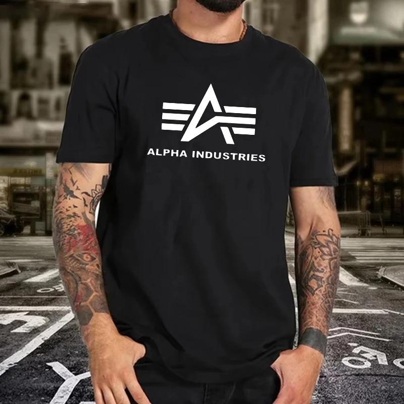 Мужская футболка с принтом, мужская роскошная повседневная хлопковая футболка с короткими рукавами, однотонный летний наряд, уличный топ Y2K