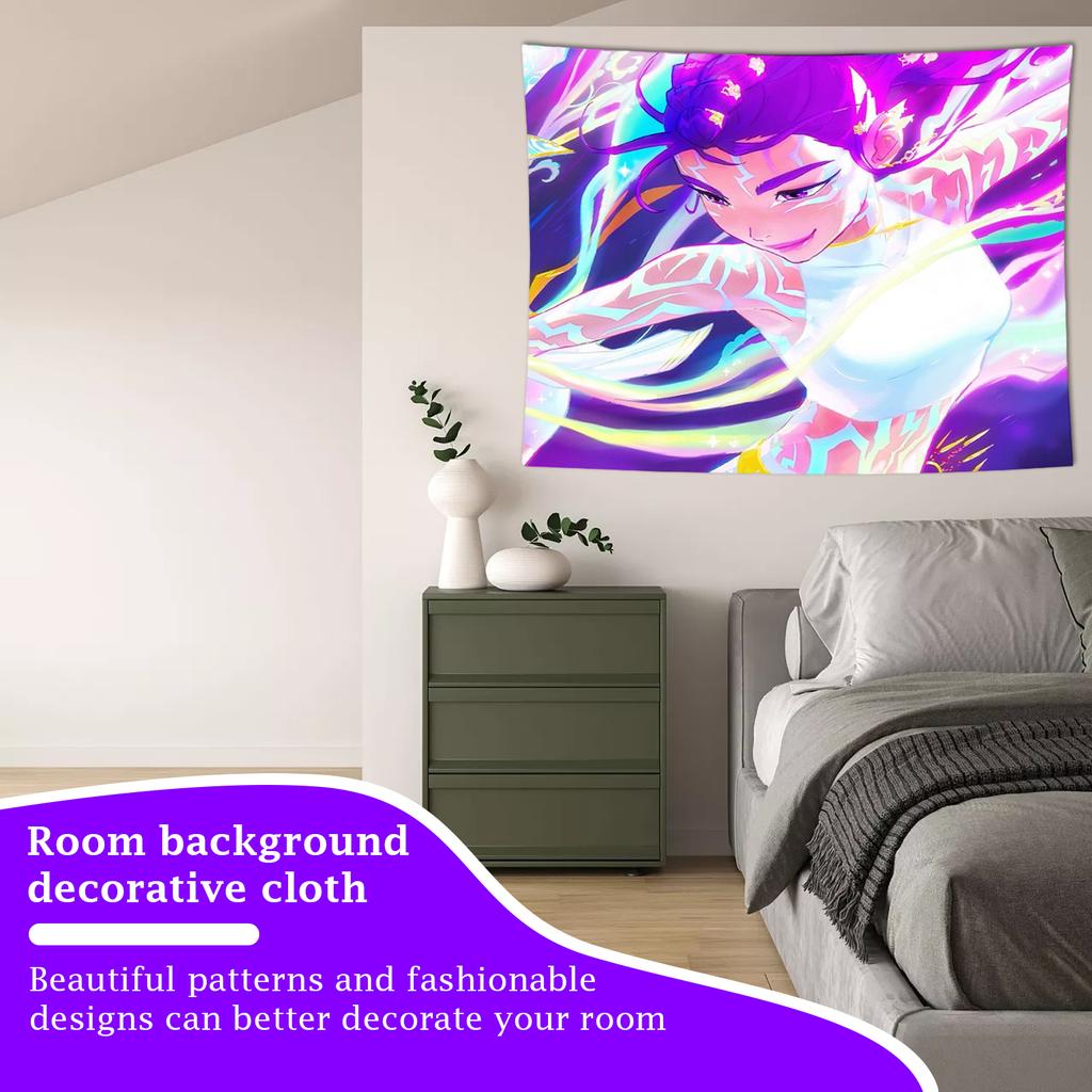150x130см Модный Принтованный Подвесной Тканевый Фон Широкий Комнатный Фон Декоративная Ткань