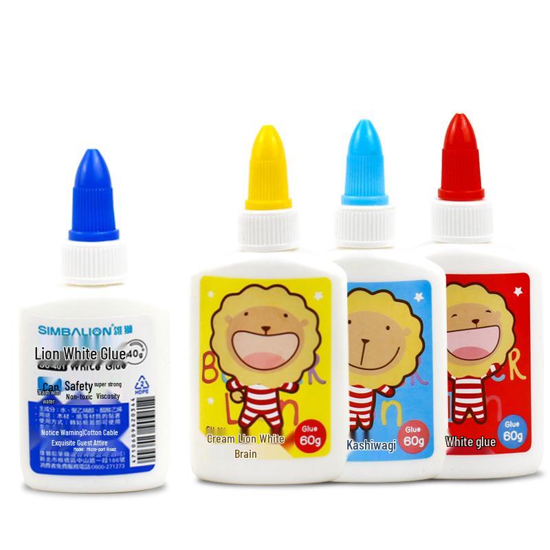 SIMBALION Lion Handmade White Glue - Student Adhesive for Paper & Wood
