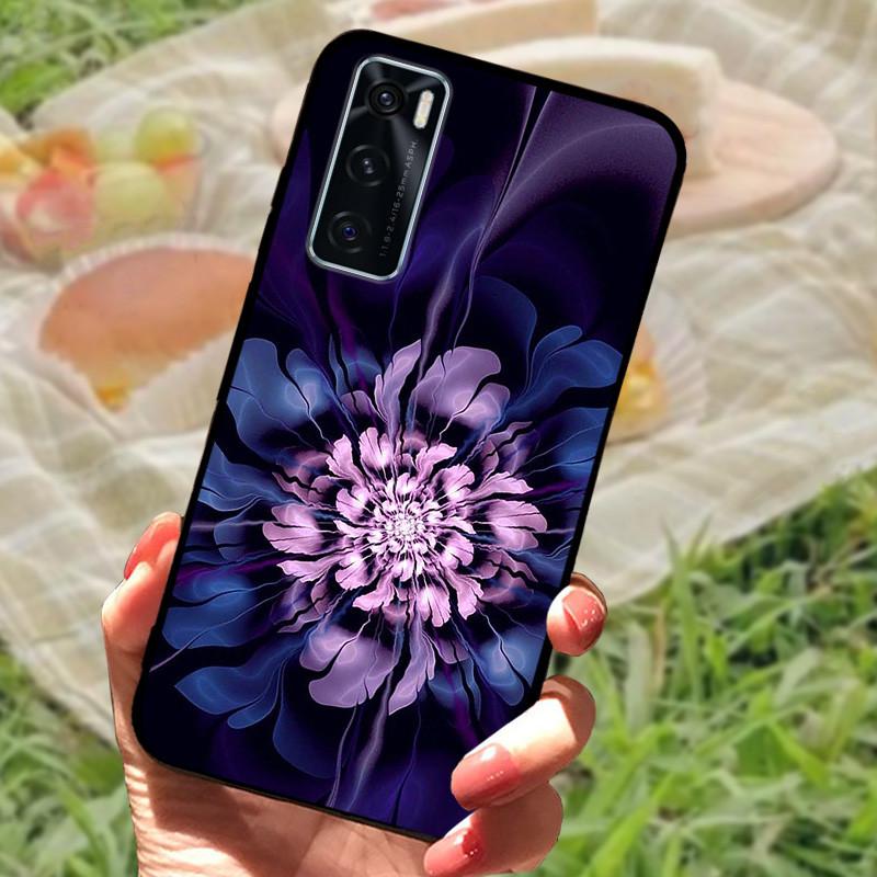 Для Vivo V20 SE Чехол-бампер V2022 V2023 Силиконовый Мягкий Мраморный Черный Бампер Funda Coque для Vivo V20 2021 V 20 V20SE V2025 V2024
