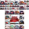 Santa Claus Christmas Quilt Duvet Cover Set With Soft Polyester Material**