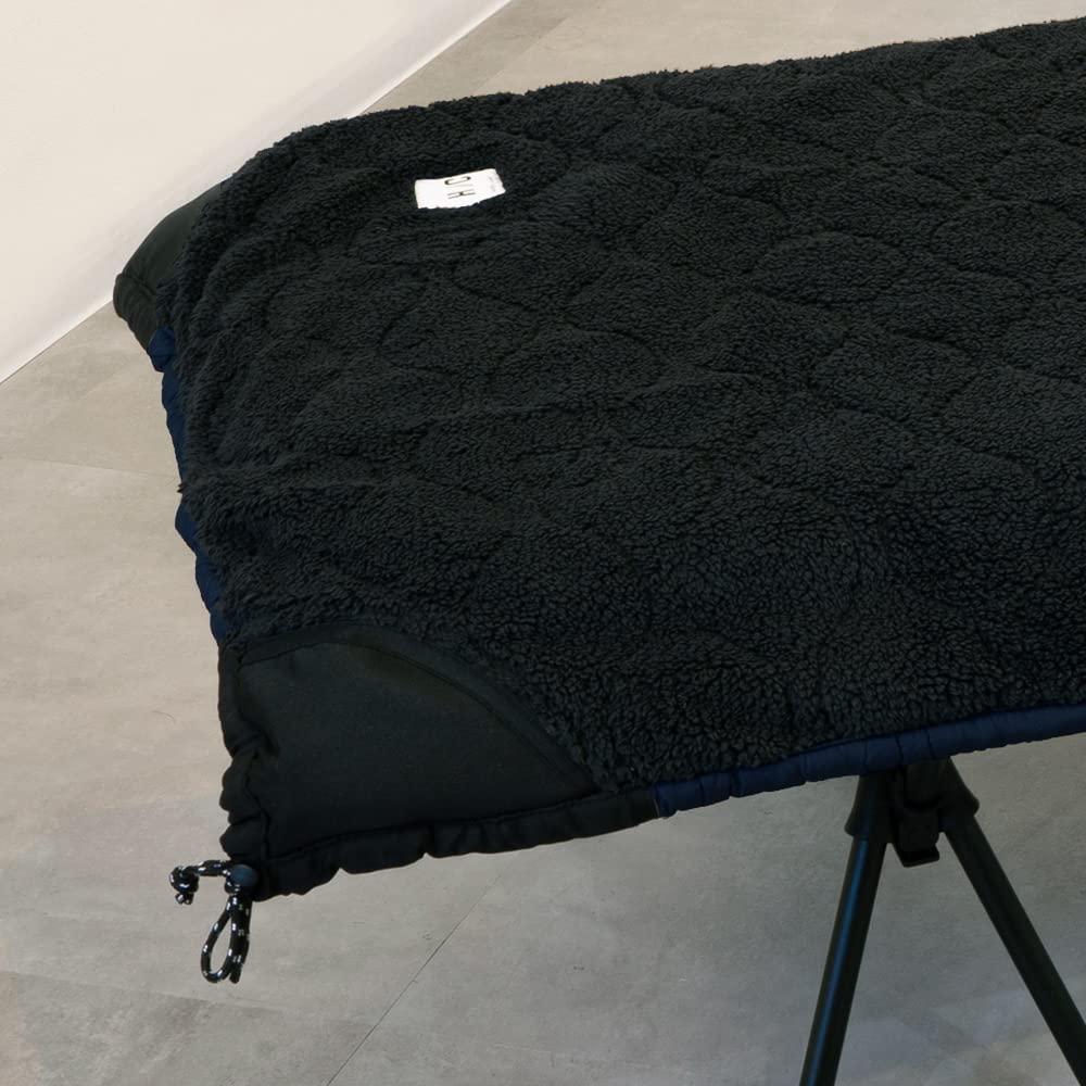 Кроватка HOTEL CAMPS из алюминия с изоляцией можно использовать как полностью моющийся чехол, покрывало, 3-слойную простыню, двустороннее одеяло, (черный)