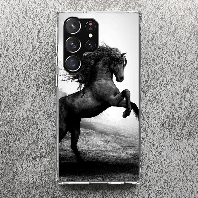 Чехол для телефона "Великая Красота Лошади, Скачущая" для Samsung Galaxy S25 S24 S23 Ultra S22 Plus S21 S20 FE S10 + S25Ultra S24U Мягкий чехол