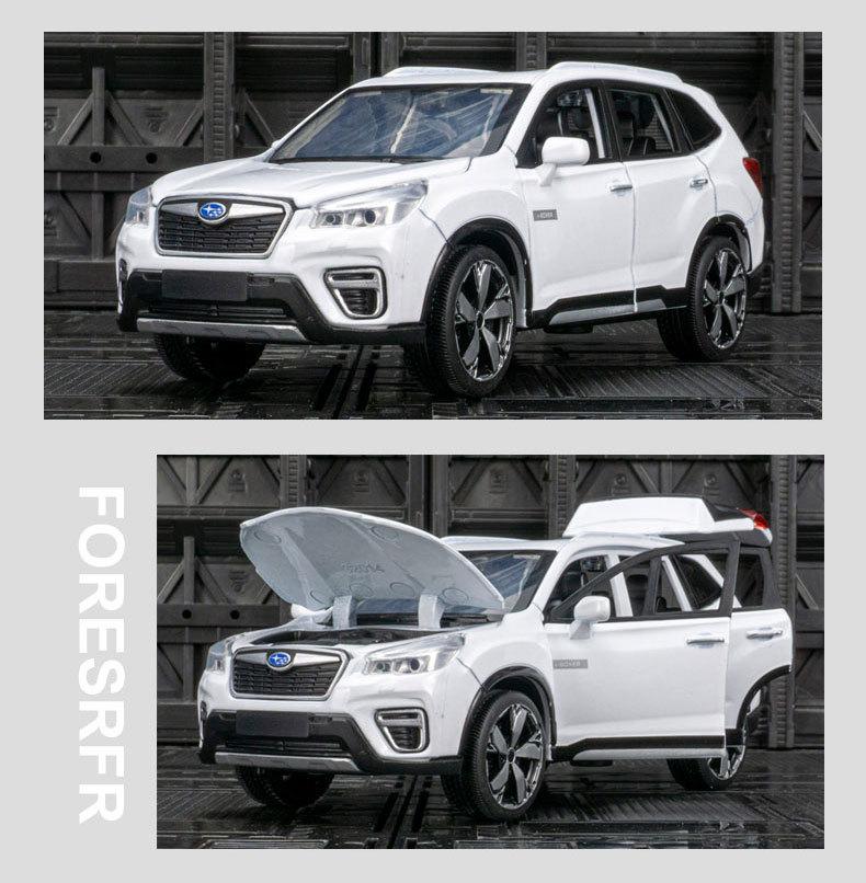 Qiyi Q3006A Forester Сплавная Игрушечная Машинка с Откатом, Звуком, Светом и Открывающимися Дверями - Идеальный Детский Подарок