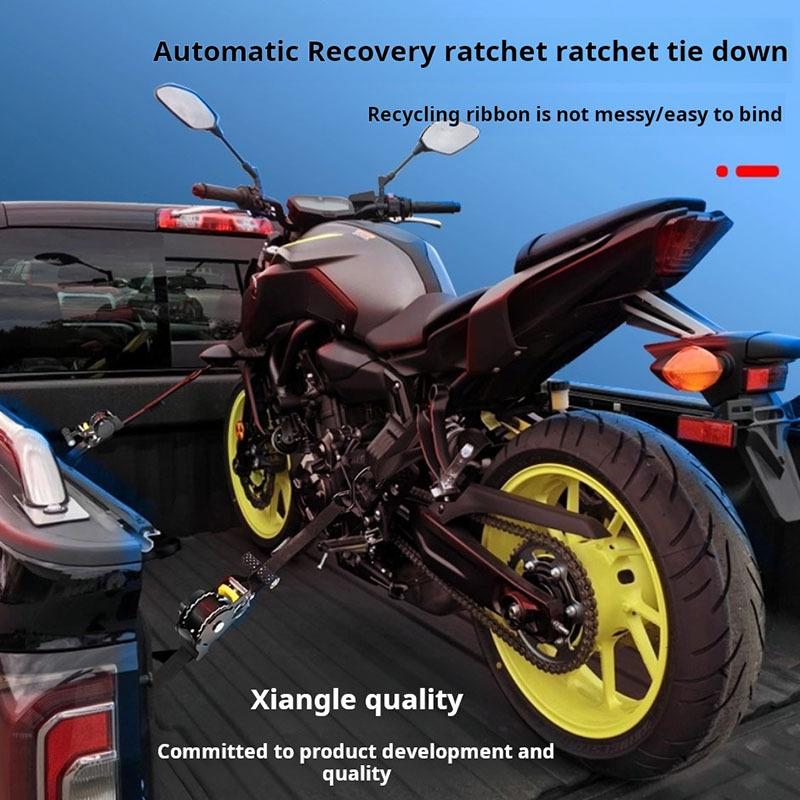 Heavy Tie-down tensioner Off-road camping luggage fastening Automatic retractable straps cargo Transport bandage