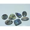 343Cts. Natural Labradorite Carving Mix Cabochon Loose Gemstone 7Pcs Lot LL-1034