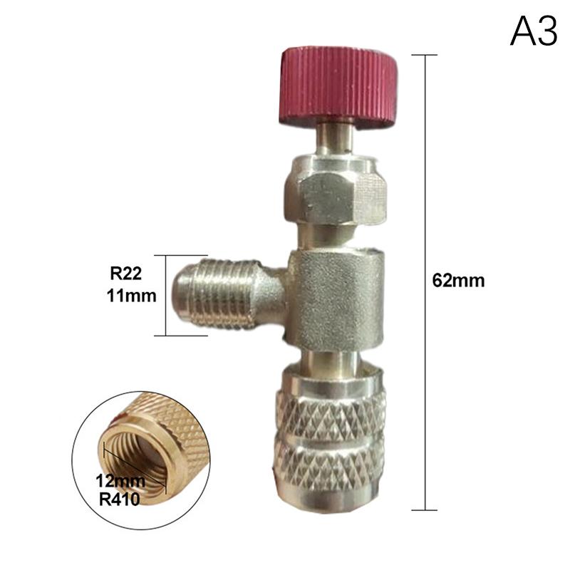 Жидкостный предохранительный клапан R410A R22 Хладагент для кондиционера 1/4 "Защитный адаптер Ремонт кондиционера и фторид