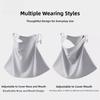 Cabin-style New Sunscreen Face Shield for Women Summer Thin Neck-protecting Sunshade UV-proof Breathable Cycling Mask