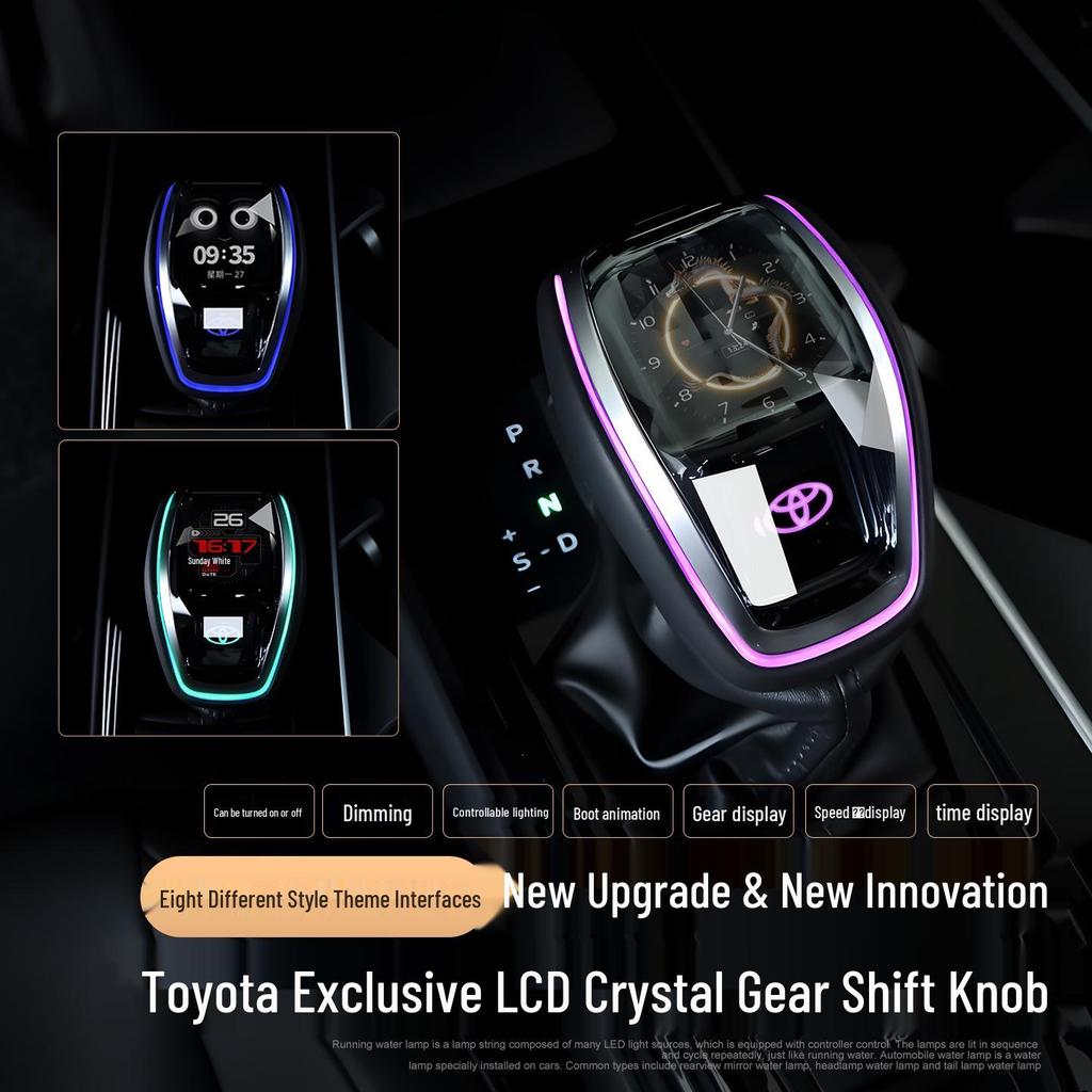 Эксклюзивный хрустальный рычаг переключения передач Toyota со светодиодной подсветкой и восемью режимами отображения