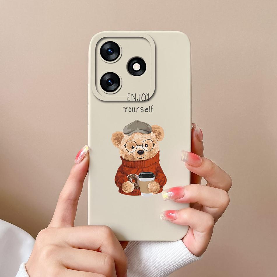 Для Tecno Spark 10 Pro 10C Чехлы Мультяшные Жидкий Силикон Полная Защита Чехол Для Tecno Spark10 4G 5G 10Pro 10 C Бампер Funda