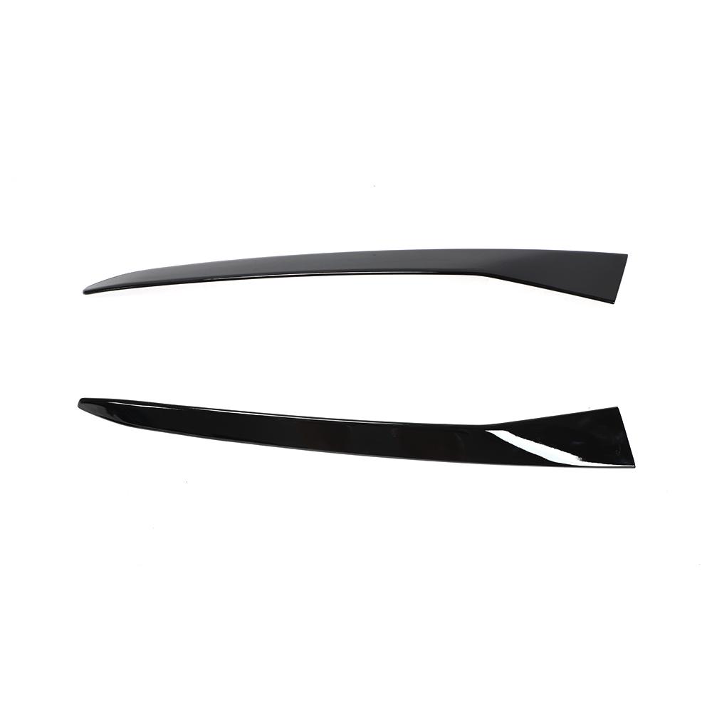 Rear Window Side Spoiler Wing for BMW X4 G02 2019 2020 Car Rear Side Spoiler Lip Wing Trim Cover ABS Black