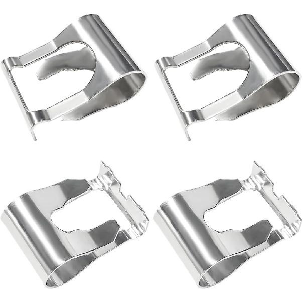 4 PCS Wiper Repair Clip, Automotive Windscreen Motor Linkage Bushing Rods Arms Link Repair Clip Kit, Universal Windshield Wiper Vehicle Steel Linkage