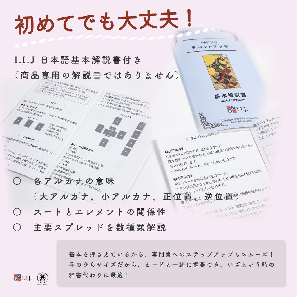 Таро Николетты Чекколи 78 Миниатюрных Карт Таро Включает Японский Аутентичный Продукт I.I.J. Мини, Карты, Размер, Чтение, Инструкции,