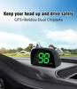 2024 Автомобильный цифровой GPS-спидометр, автомобильный HUD-дисплей со скоростью, миль/км/ч, USB Plug and Play для всех автомобилей