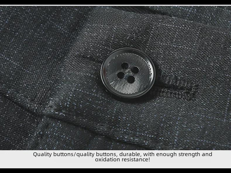 Мужские повседневные прямые брюки с высокой талией и драпировкой — удобные и стильные для зрелых людей