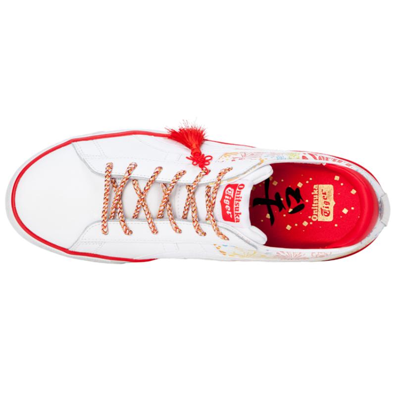 ONITSUKA TIGER Fabre BL S 2.0 Специальная серия к Китайскому Новому году Белые/Красные кроссовки 1183A861-100