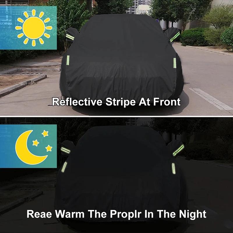 For Land Rover Evoque All-Weather Car Covers 6-in-1 Waterproof Dustproof UV Proof Snowproof Scratch Resistant Protection
