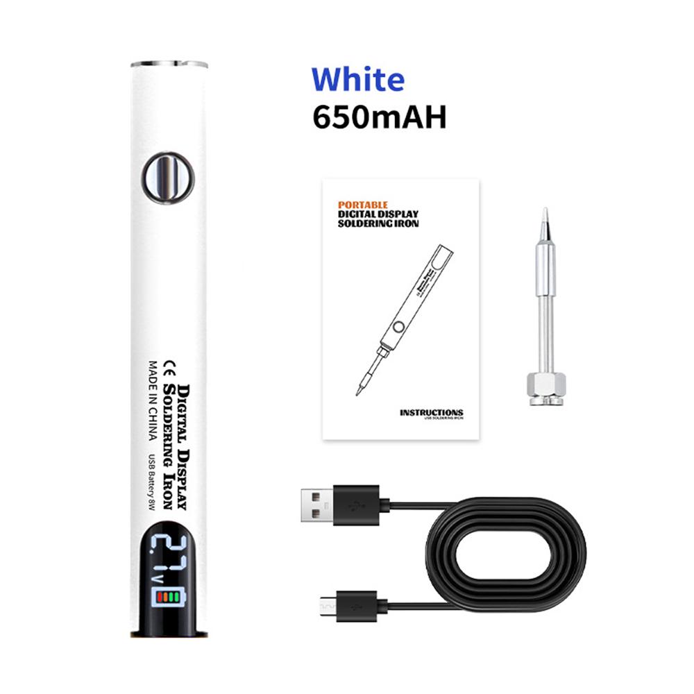 Беспроводная зарядка Электрический паяльник Припой Регулируемое напряжение и портативный дизайн 5V8W Быстрая зарядка Ремонт Сварочные инструменты